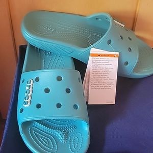 Crocs slides. Size 8 womens size 6 mens